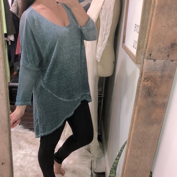 Pete & Greta tunic top linen size xsmall oversized - Picture 4 of 7